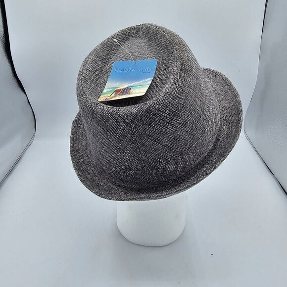 Mens Hat By Simplicity, Grey, New, One Size Fits Most, Men Or Womens Fedora - Picture 3 of 6
